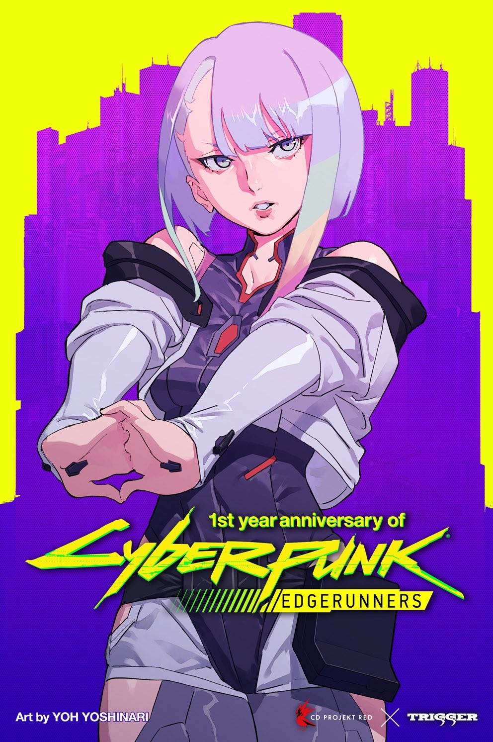 《赛博朋克：边缘行者》一周年贺图 艺术设定集筹备中